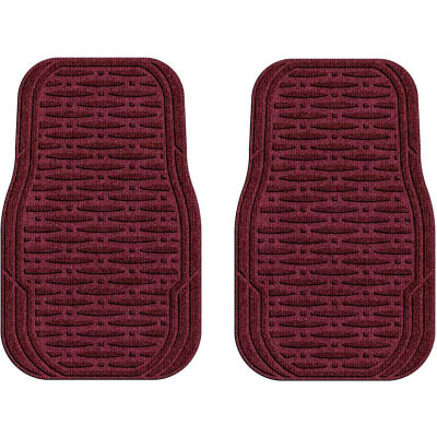 Waterhog Car Mats with Traction Pattern, Medium, Bordeaux, Full Set of 4 - 3905600002070
