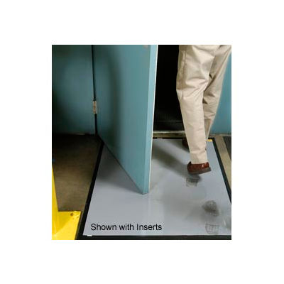 Clean Stride® Mat Rubber Frame Only 36.5" x 46" Black