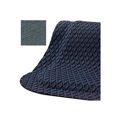 Hog Heaven® Anti Fatigue Mat Fashion Border 5/8" Thick 3' x 12' Gray