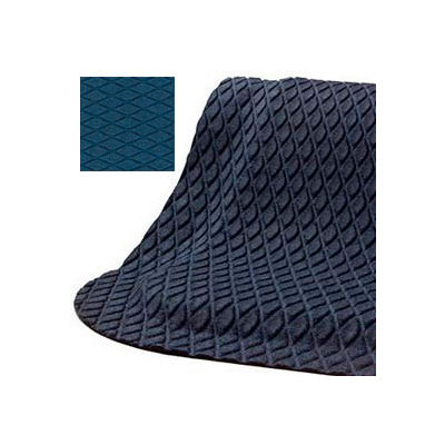 Hog Heaven® Anti Fatigue Mat Fashion Border 5/8" Thick 3' x 12' Blue