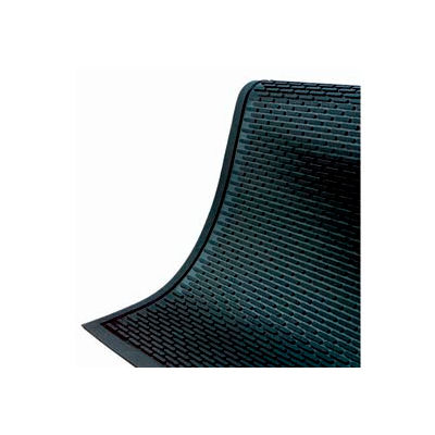 SuperScrape™ Slip-Resistant Mat 3/16" Thick 3' x 5' Black