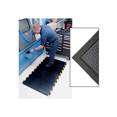 Happy Feet Textured Mat 1/2" Thick 3' x 5' Black