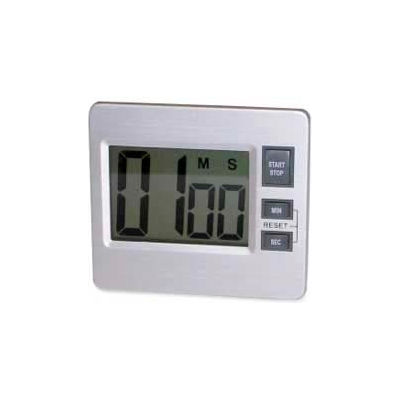 Tatco Desktop Digital Timer, Silver/Black