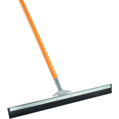 Libman Commercial Heavy Duty Straight Floor Squeegee, Natural Rubber, 24" - 1038 - Pkg Qty 6
