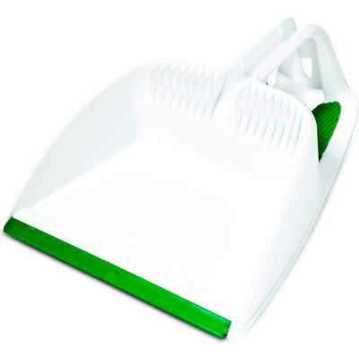 Libman Commercial 10" Step-On Dustpan, Green/White - 1150 - Pkg Qty 4