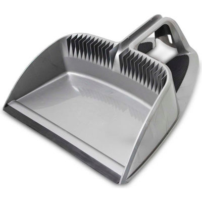 Libman Commercial 16" Step-On Dustpan, Silver - 2126 - Pkg Qty 4