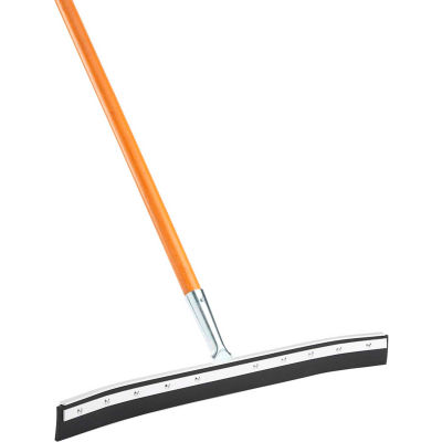 Libman Commercial Standard Duty Curved Floor Squeegee, Hard Rubber, 24" - Pkg Qty 6