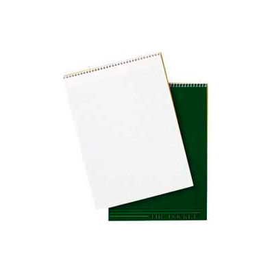 Tops® Docket Top Wirebound Quadrille Pad, 8-1/2" x 11-3/4", Quad Ruled, White, 70 Sheets/Pad