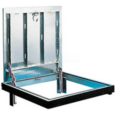 Bilco® Drainage Channel Frame J-7AL, Single Leaf, 316 Stainless Steel Hardware, 48"L X 36"W