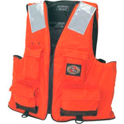 Stearns® First Mate™ Life Vest, USCG Type III, Orange, Nylon, XL ...