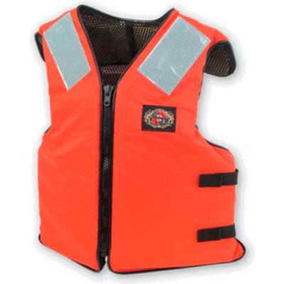 Stearns® Ship Mate™ Life Vest, USCG Type III, Orange, Nylon, Universal ...