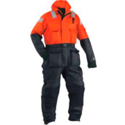 Stearns® Challenger Anti-Exposure Work Suit, USCG Type V, Orange/Black, Nylon, 3XL