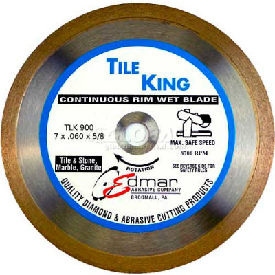 Edmar 7" Super Continuous Rim Wet Saw Blade