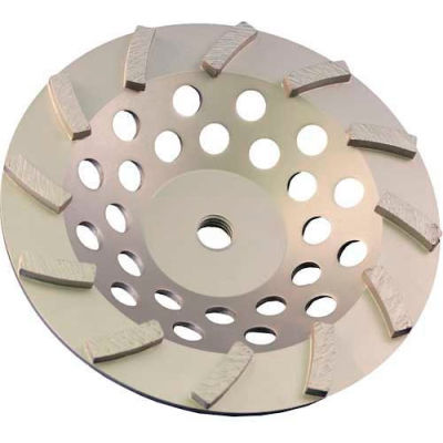 Edmar Abrasive Company 00859A Segmented Turbo Cup Grinding Wheel 7" x5/8"-11 Diamond