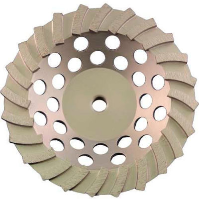 Edmar Abrasive Company 00869A Segmented Turbo Cup Grinding Wheel 7" x 5/8"-11 Diamond
