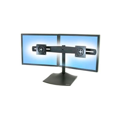 Ergotron® DS100 Dual-Monitor Desk Stand, Horizontal