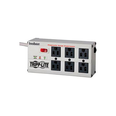 Tripp Lite ISOBAR6ULTRA Isobar Ultra Surge Protector/Suppressor, 6 Outlets, 6' Cord, 3330 Joules
