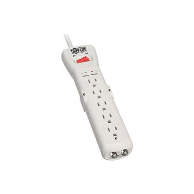 Tripp Lite SUPER7COAX Protect It! Coaxial Surge Protector/Suppress, 7 Outlets, 7' Cord, 2160 Joules