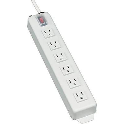 Tripp Lite TLM615NC Safety Power Strip, 6 NEMA 5-15R Outlets, 15-Amp, 15' Cord