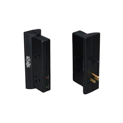 Tripp Lite TLP4BK Protect It! Surge Protector/Suppressor, 4 Outlets, Direct Plug-In, 670 J, Black