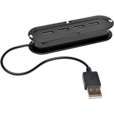 Tripp Lite 4-Port USB 2.0 Ultra-Mini Compact Hub with Power Adapter
