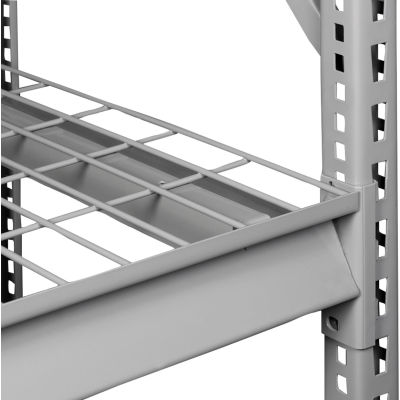 Tennsco Extra Shelf Level for Bulk Storage Rack - 48"W x 36"D - Wire Deck - Medium Gray
