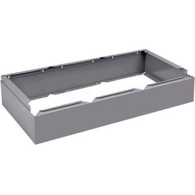 Tennsco Closed Locker Base CLB-3612-SND - For 12"W X 12"D Locker No Legs 3 Wide, Sand