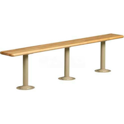 Tennsco Locker Bench Top HMLB-120 - Hardwood Maple, 120"W X 9-1/2"D