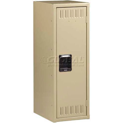Tennsco Locker STS-121236-A-LGY - Single Tier Half Height No Legs 1-W 12x12x36 Assembled, Light Gray