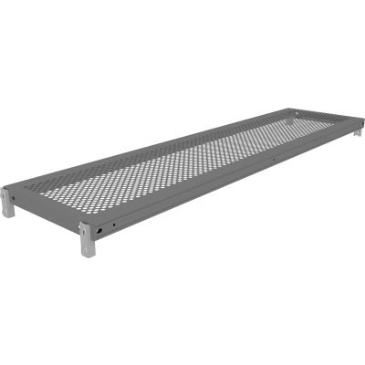 Tennsco Z-Line Additional Perforated Steel Shelf Level with Clips - 48"W x 12"D x 1-5/16"H