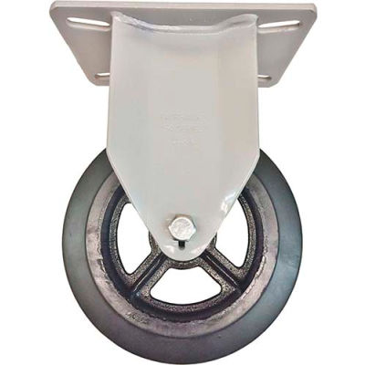 Fairbanks Heavy-Duty Rigid Caster 34-10-HC - Hi-Cap/Mold-On 10" Dia. - 1500 Lb. Capacity