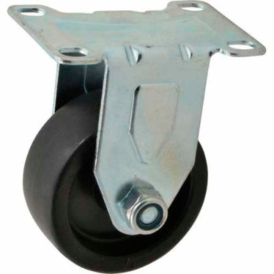 Fairbanks Rigid Caster E-13-4-PH - Polyolefin 4" Dia. - 255 Lb. Capacity