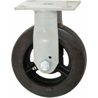 Fairbanks Sanitation Container Rigid Caster N32-5-RTI - Rubber Mold-On 5" Dia. - 350 Lb. Cap.