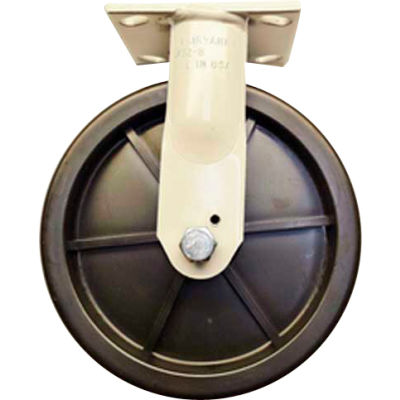 Fairbanks Rigid Caster N32-8-PDR - Polyolefin 8" Dia. - 800 Lb. Capacity