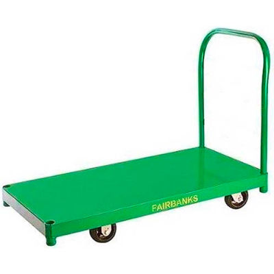 Fairbanks All Steel Platform Truck SD-98-3060-RTE-411-30 - 30" x 60" - 8" Rubber Wheels - 1200 Lb.