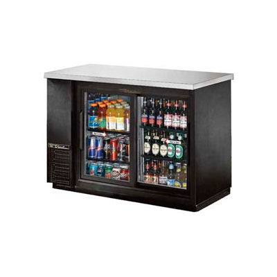 True® TBB-24-48G-SD Back Bar Cooler 2 Section - 49-1/8"W X 24-1/2"D X 35-5/8"H