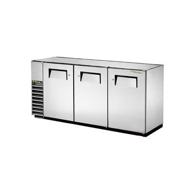 True® TBB-24GAL-72-S Back Bar Cooler 3 Section - 73-1/8"W X 24-1/2"D X 34-1/4"H