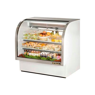 True® TCGG-48 Curved Glass Deli Case - 48-1/4"W X 35-1/4"D X 47-3/4"H