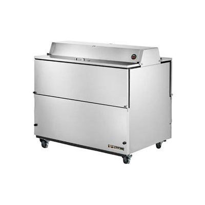 True® TMC-49-S-DS-HC Mobile Milk Cooler 12 Crates Dual Sided - 49"W X 33-3/8"D