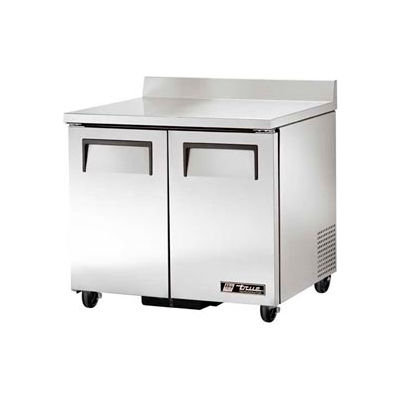 Work Top Refrigerator 2 Section - 36-3/8"W x 30-1/8"D x 33-3/8"H - TWT-36