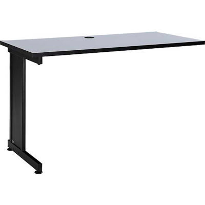 Interion® 48" Left Handed Return Table, Gray