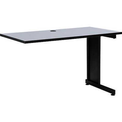 Interion® 48" Right Handed Return Table, Gray