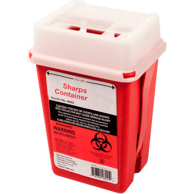 Medical Equipment | Sharps & Biohazard Disposal | First Voice™ 1 Quart ...