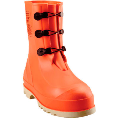Tingley® 82330 HazProof® Steel Toe Boots, Orange/Cream, Sure Grip Outsole, Size 11