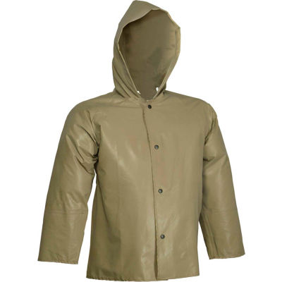 Tingley® J12148 Magnaprene Hooded Jacket, Green, Inner Cuffs, 5XL