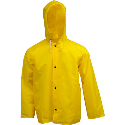 Tingley® J21107 Eagle Storm Fly Front Hooded Jacket, Yellow, Medium