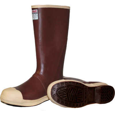 Tingley® MB921B Neoprene Steel Toe Snugleg Boots, Brick Red/Brown, Size 8