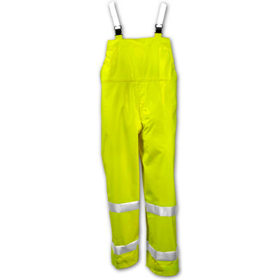 Tingley® O53122 Comfort-Brite® Snap Fly Front Overall, Fluorescent Lime, Medium