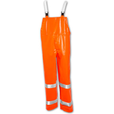 Tingley® O53129 Comfort-Brite® Snap Fly Front Overall, Fluorescent Orange, XL