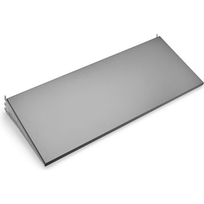 Triton 1755 31" W x 5/8" H x 11-3/4" D Gray Epoxy Coated Steel Shelf W/ Lock-On Hanging Brackets